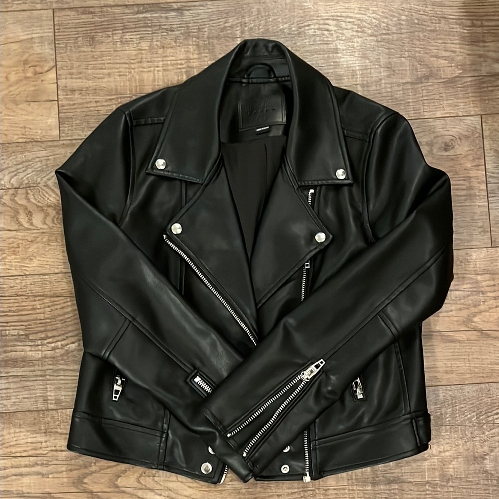 Women's BLANKNYC Black Leather Jacket